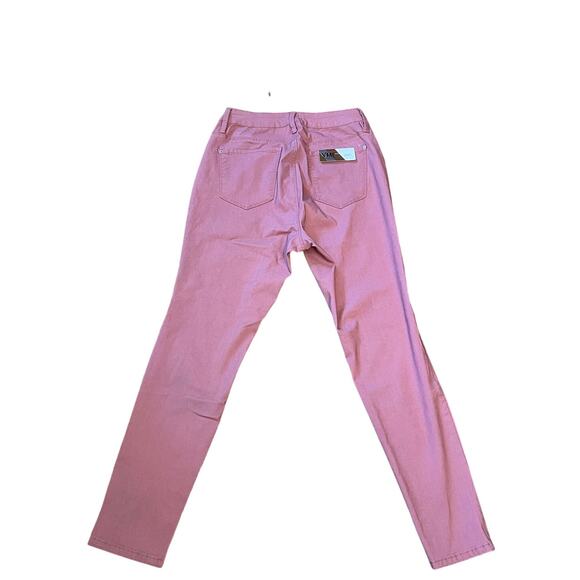YMI Skinny Jeans Womens Plus Size 1X High Rise Pink Rose Hyperstretch NWT - Picture 2 of 9